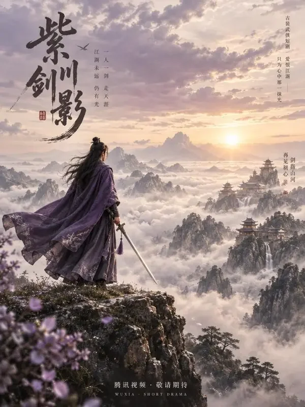 免费全集短剧《桃花引·侠客行》封面海报